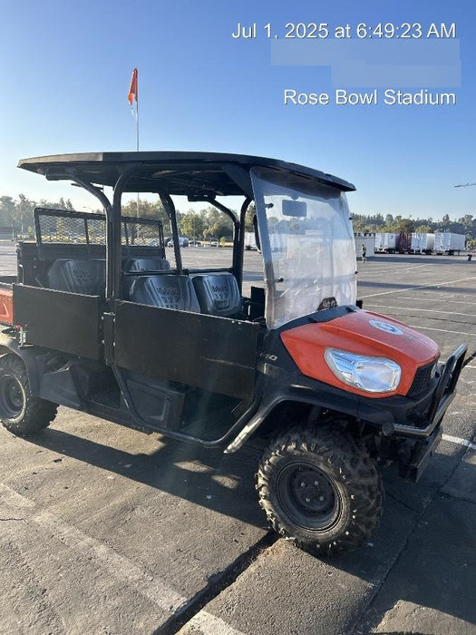 2021 Kubota RTV-X1140W-H Plastic Canopy, Windshield Acrylic Clear, LED Strobe Light, Wire Harness Kit, Back up Alarm