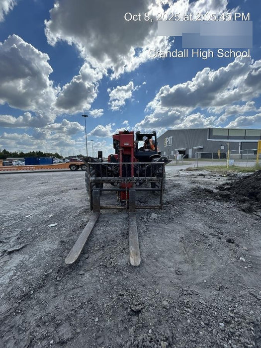2019 Manitou 12042 Canopy, 120 HP , Solid Tires, Work Lights, Lift Hook, Auxiliary Hydraulics 66" Carriage and 60" Forks