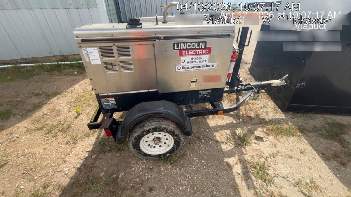 2019 Lincoln Electric Vantage 322 Lincoln Vantage 322 Welder w/Trailer, Light Kit, Cable Rack