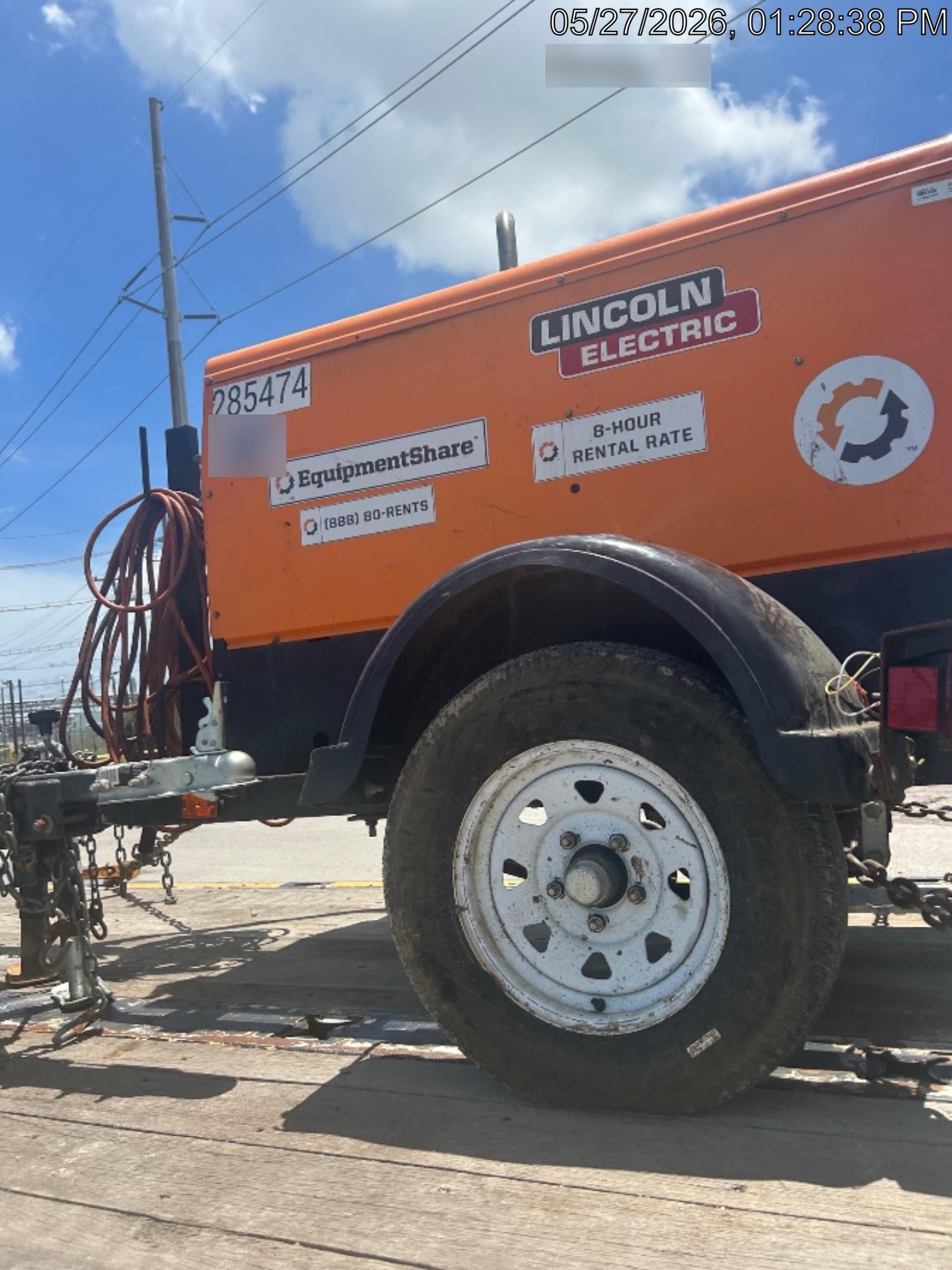 2022 Lincoln Electric LE400 Kubota V1505, Trlr, Cable Rack, Light Kit, ES Decals, T3
