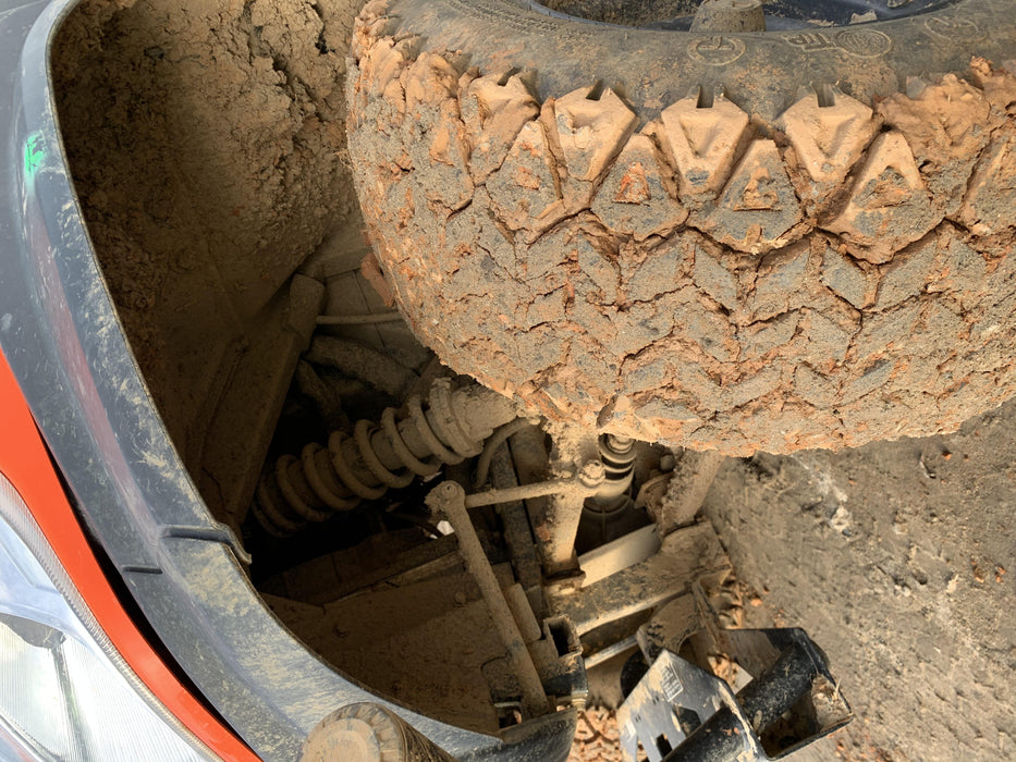 Kubota RTV-X1140W-H 4WD utility cart -LED strobe -Windshield tempered glass -Plastic canopy -Wire harness kit -Backup alarm