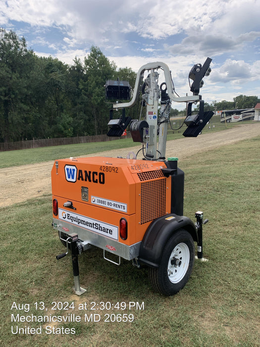 2024 Wanco WLTT-4MM4K Diesel, Deep Sea Controller, Shore Power Plug, Auto Start, (4) 350W LED Floodlights, 4kW Generator, 60 Gal Fuel Tank, 2" Ball, T3