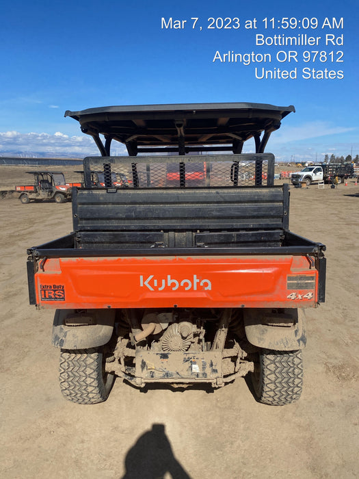 Kubota RTV-X1140W-H Plastic Canopy, Windshield Acrylic Clear, LED Strobe Light, Wire Harness Kit, Back up Alarm
