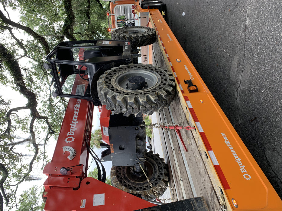 2019 Manitou MTA8044 74hp T4F, Open ROPS, Cab and Boom LED work lights, Auxiliary Hydraulics, Solid Tires, Amber strobe, Lift Hook 66" Carriage, 60" Forks