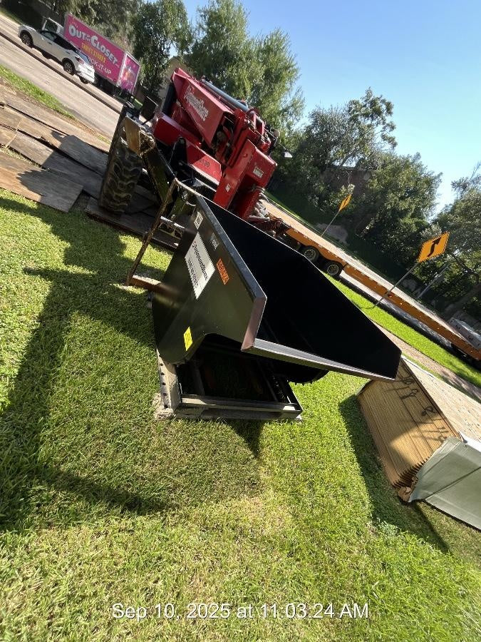 2019 Manitou MTA10055 Canopy, 120 HP, Solid Tires, Work Lights, Lift Hook, Auxiliary Hydraulics w/66" Carriage and 60" Forks