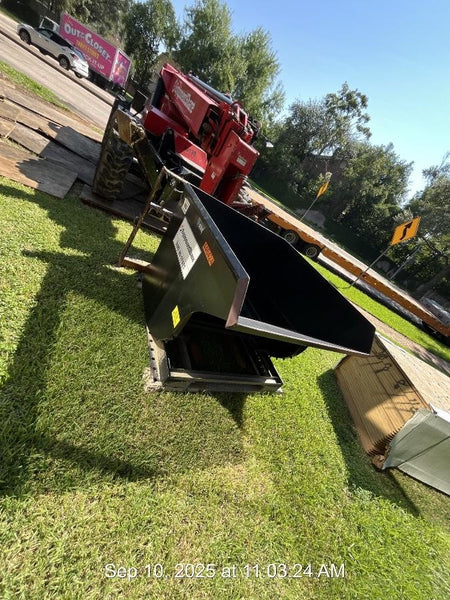 2019 Manitou MTA10055 Canopy, 120 HP, Solid Tires, Work Lights, Lift Hook, Auxiliary Hydraulics w/66" Carriage and 60" Forks
