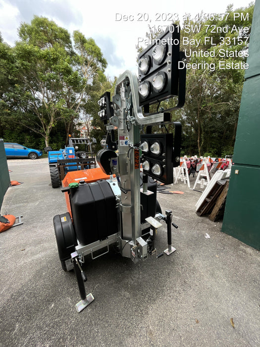 2023 Wanco WLTT-4MM4K Diesel, Deep Sea Controller, Shore Power Plug, Auto Start, (4) 350W LED Floodlights, 4kW Generator, 60 Gal Fuel Tank, 2" Ball, T3