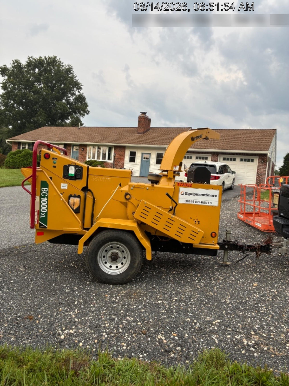 2021 VERMEER BC1000XL Diesel