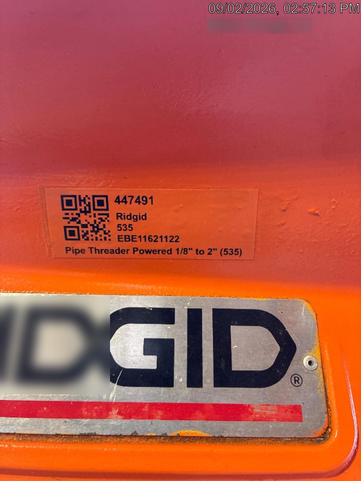 2024 RIDGID 535