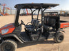 Kubota RTV-X1140W-H 4wd Utility Cart, LED Strobe, Windshield Tempered Glass, Pastic Canopy, Wire Harness Kit, Backup Alarm