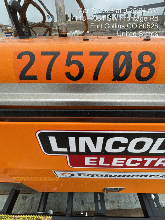 2022 Lincoln Electric LE400 Kubota V1505, Trlr, Cable Rack, Light Kit, ES Decals, T3