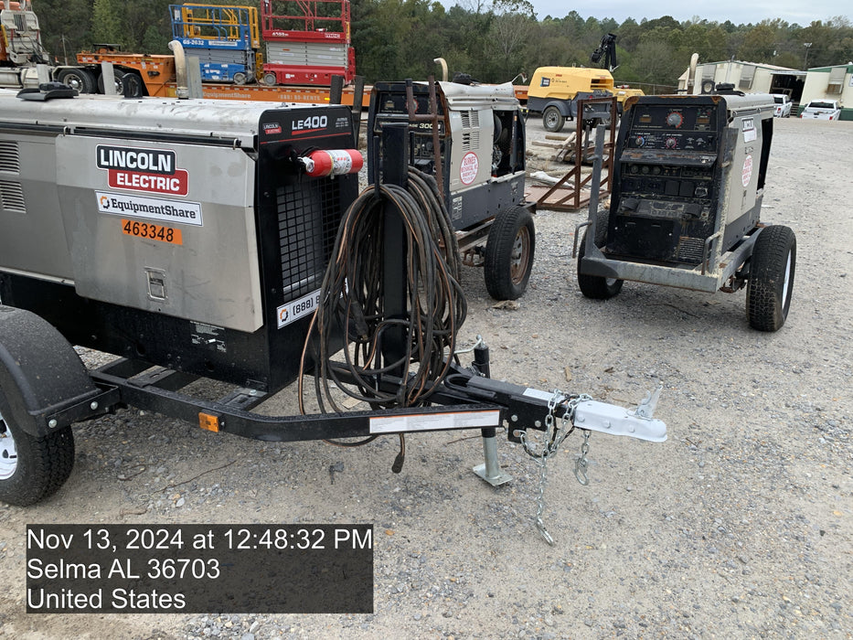 2024 Lincoln Electric LE400 Kubota V1505, Trlr, Cable Rack, Light Kit, ES Decals, T3