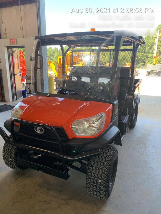 2021 Kubota RTV-X1140W-H Plastic Canopy, Windshield Acrylic Clear, LED Strobe Light, Wire Harness Kit, Back up Alarm