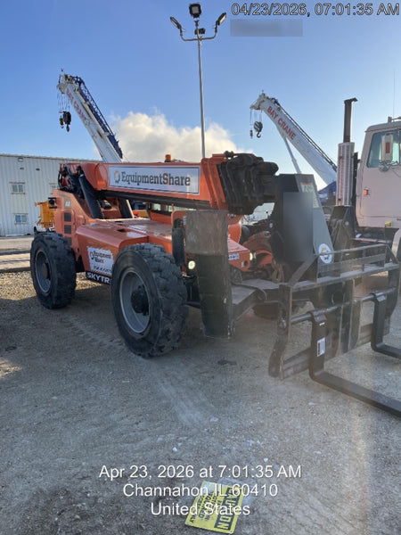 2022 Skytrak 12054 74Hp Dsl, Cab/Heat/Air, Solid Tires, LED WL