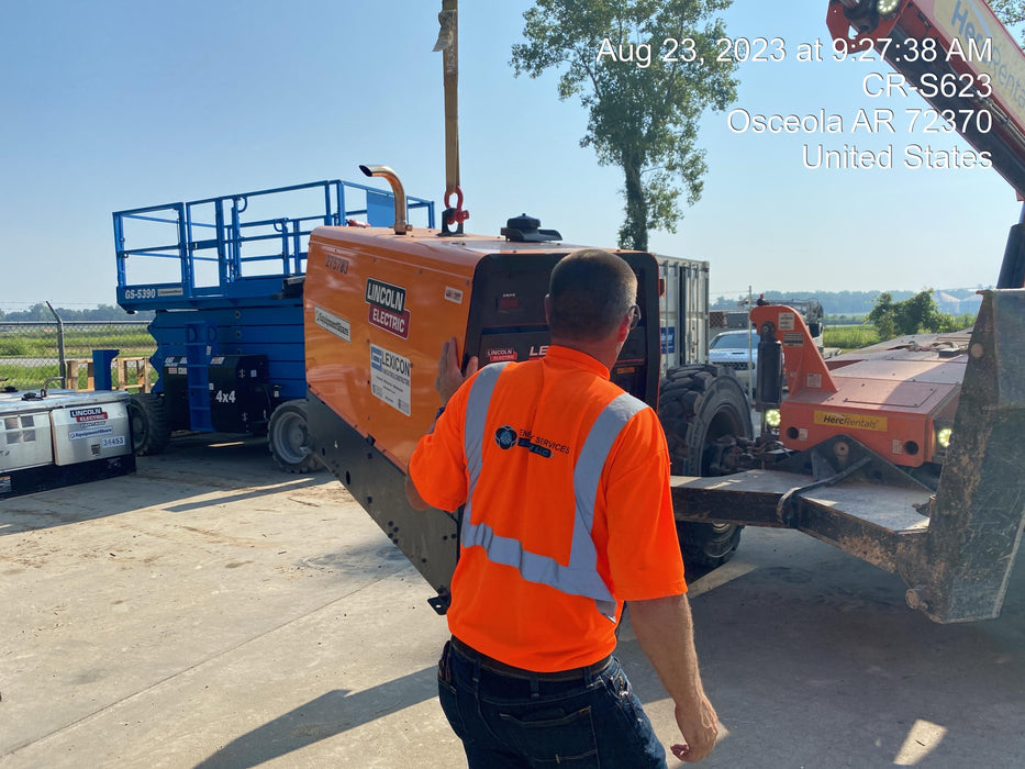 2022 Lincoln Electric LE400 Kubota V1505, Trlr, Cable Rack, Light Kit, ES Decals, T3