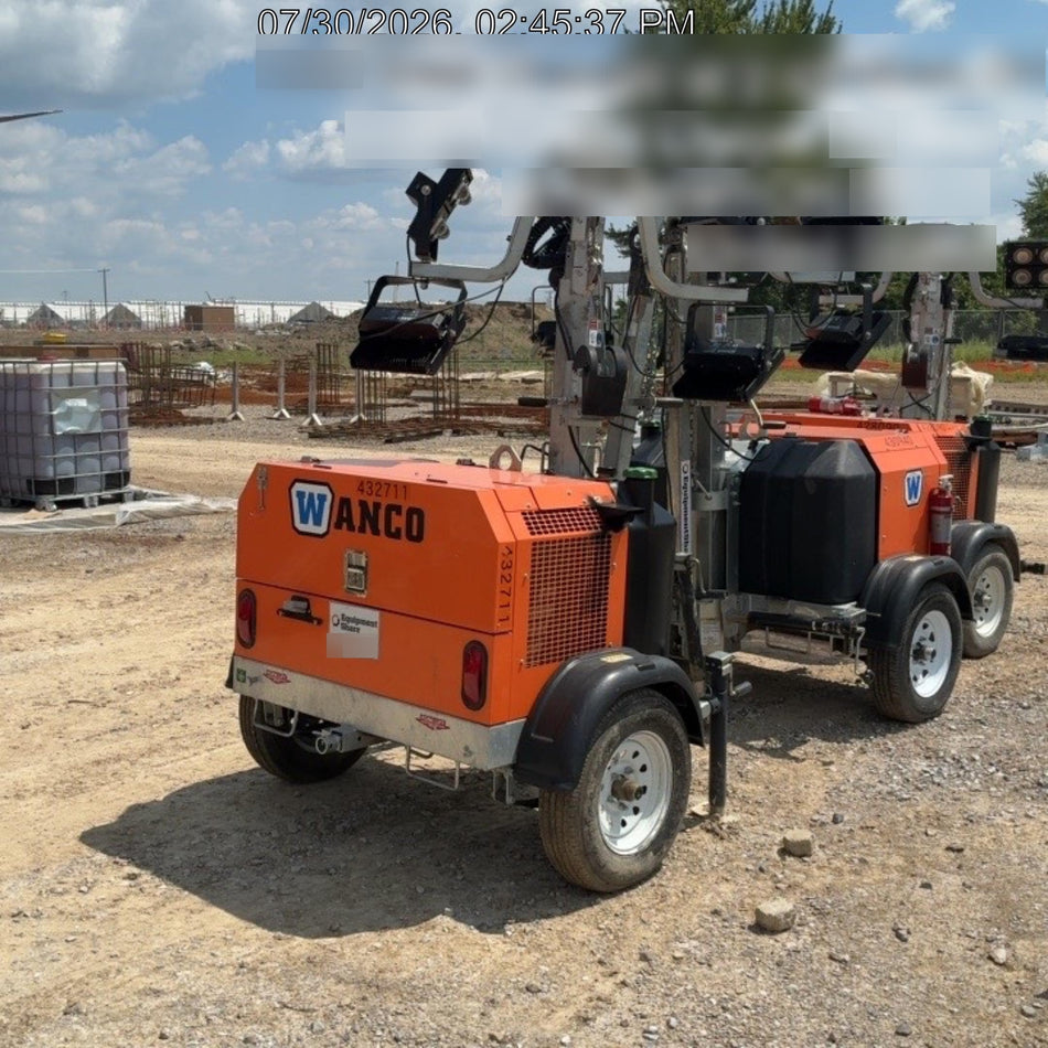 2024 Wanco WLTT-4MM4K Diesel, Deep Sea Controller, Shore Power Plug, Auto Start, (4) 350W LED Floodlights, 4kW Generator, 60 Gal Fuel Tank, 2" Ball, T3