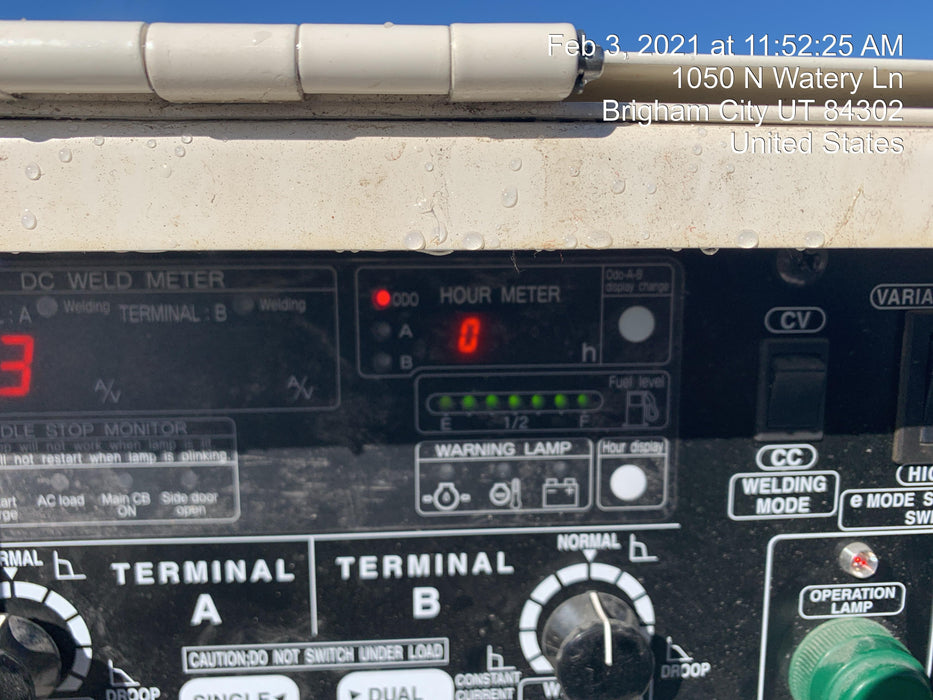 2020 Multiquip DLW400ESA4 400 amp Welder, 14kW, 120/240V, T4F Kubota, Trailer