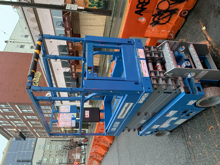 2020 Genie GS-1930 Solid Non Marking Tires, Beacon, Folding rails with half height swing gate, Telematics