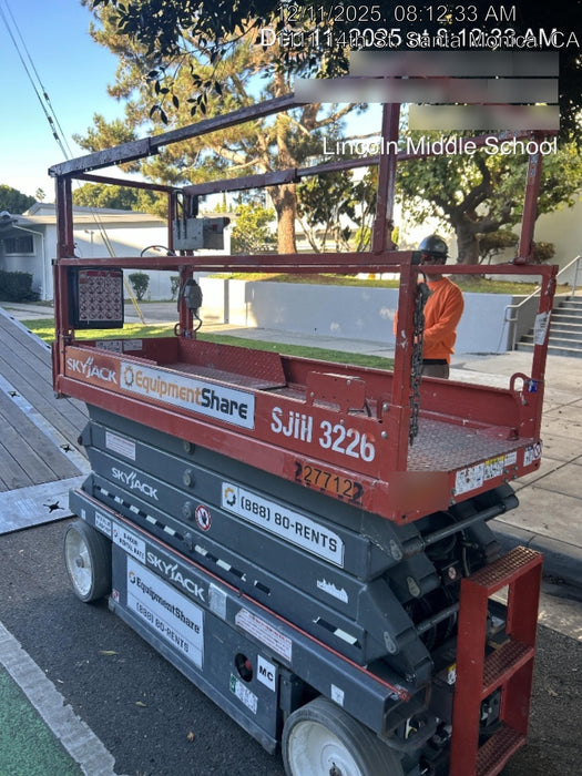 2019 Skyjack SJIII-3226 Standard Options