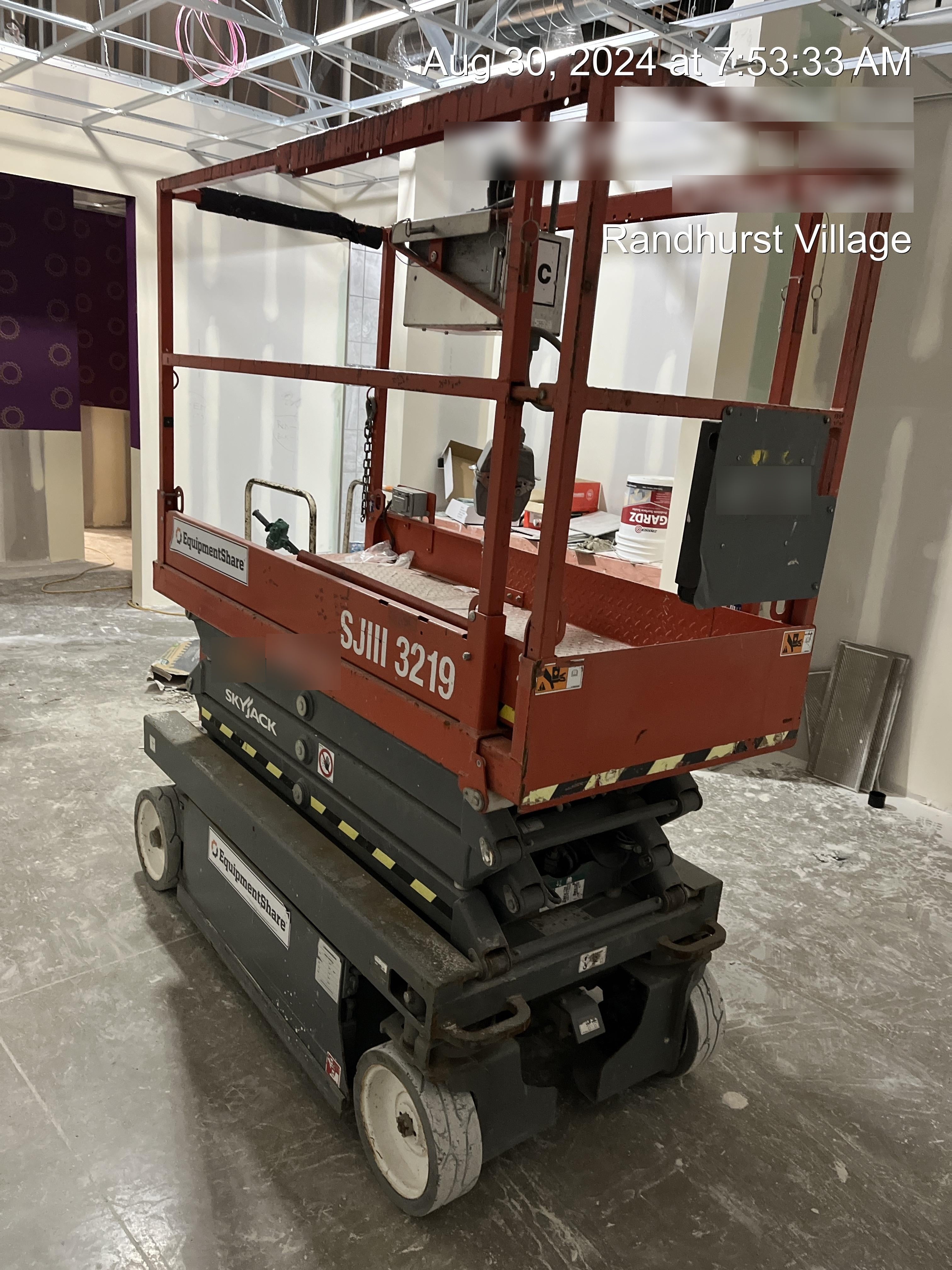 2019 Skyjack SJIII-3219 Standard Options, Trojan Batteries