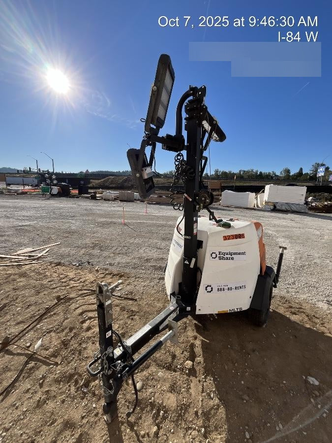 2023 Generac MLT2 Diesel, Flex Switch 120V Input, Powerzone Controller, (4) 320W LED Lights, 4kW Generator, 39.9 Gal Fuel Tank, 2" Ball, T3