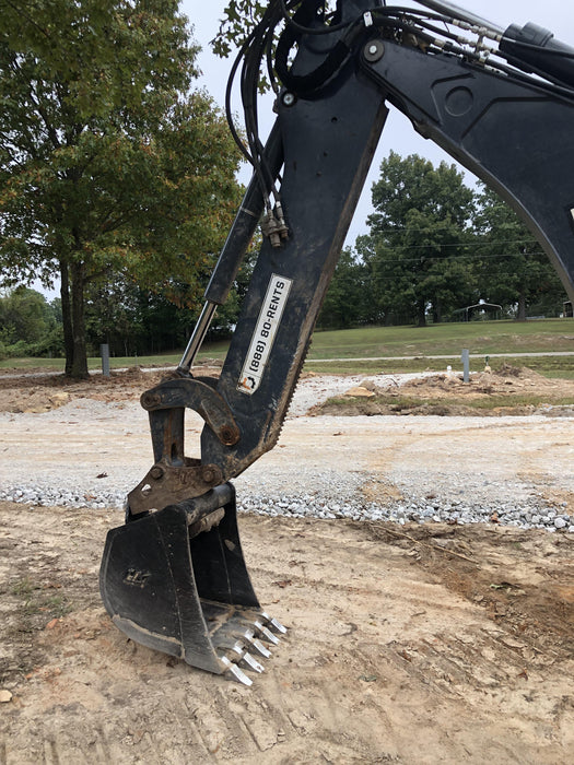 2020 John Deere 410L - Extendable Stick Cab/Heat/Air, 4WD, Extendable Stick, Pilot Controls, 2 Way Hydraulics, TAG Manual QC