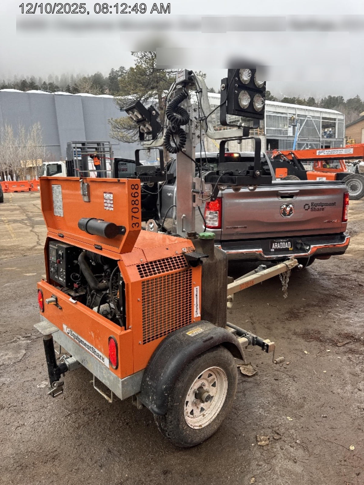 2023 Wanco WLTT-4MM4K Diesel, Deep Sea Controller, Shore Power Plug, Auto Start, (4) 350W LED Floodlights, 4kW Generator, 60 Gal Fuel Tank, 2" Ball, T3