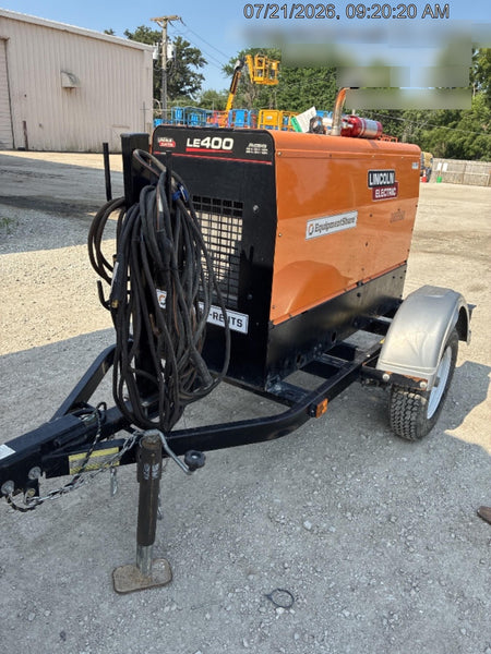 2022 Lincoln Electric LE400 Kubota V1505, Trlr, Cable Rack, Light Kit, ES Decals, T3