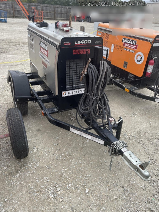 2024 Lincoln Electric LE400 Kubota V1505, Trlr, Cable Rack, Light Kit, ES Decals, T3