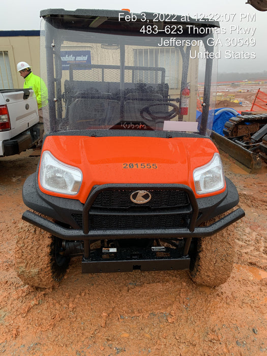 2022 Kubota RTV-X1140W-H Plastic Canopy, Windshield Acrylic Clear, LED Strobe Light, Wire Harness Kit, Back up Alarm