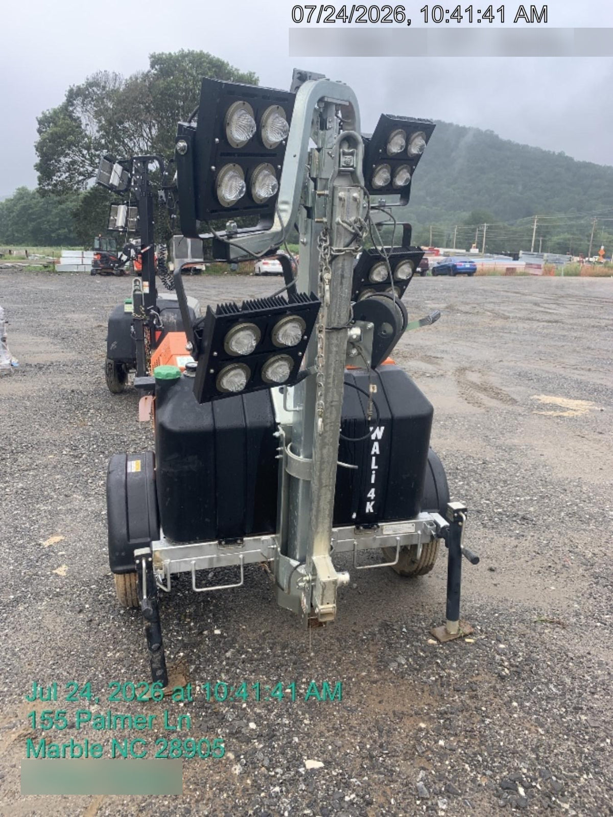 2024 Wanco WLTT-4MM4K Diesel, Mitsubishi L2E, 9.0HP @1800 rpm, Deep Sea Controller, Shore Power Plug, Auto Start, (4) 350W LED Floodlights, 4kW Generator, 60 Gal Fuel Tank, 2" Ball, T3