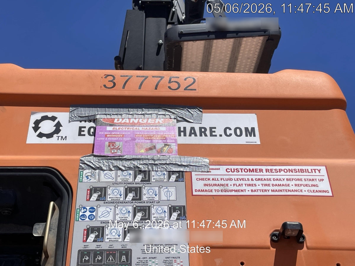 2023 Generac MLT2 Diesel, Flex Switch 120V Input, Powerzone Controller, 
(4) 320W LED Lights, 4kW Generator, 39.9 Gal Fuel Tank, 2" Ball, T3