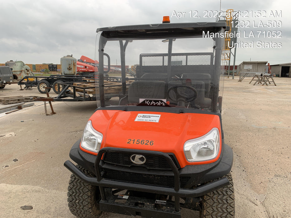 2022 Kubota RTV-X1140W-H Plastic Canopy, Windshield Acrylic Clear, LED Strobe Light, Wire Harness Kit, Back up Alarm