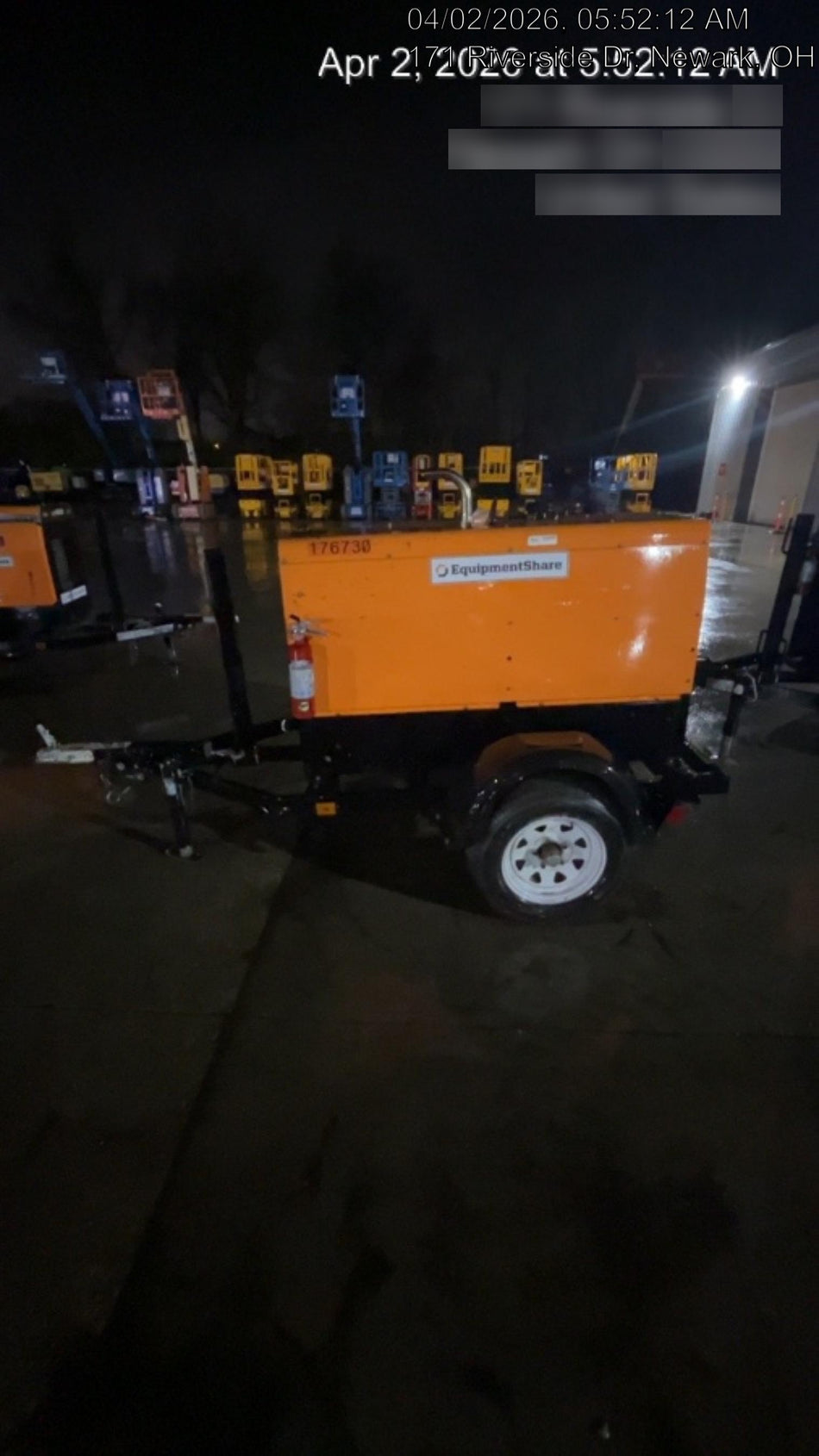 2021 Lincoln Electric Vantage 322 Vantage 322 Ready Pak 3 w/ Decals, ORANGE (includes trailer, cable rack, fender light kit) NO Telematics