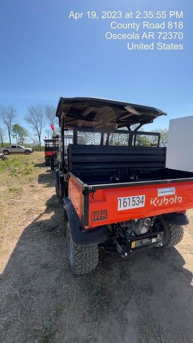 2021 Kubota RTV-X1140W-H Plastic Canopy, Windshield Acrylic Clear, LED Strobe Light, Wire Harness Kit, Back up Alarm
