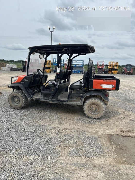 2020 Kubota RTV-X1140W-H Canopy, 4-Seater, Diesel, Windshield Acrylic Clear, Strobe Light, Backup Alarm