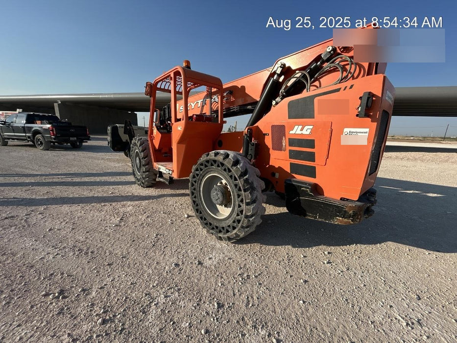 2018 Skytrak 10054 Skytrak 10054 10K Telehandler w/Open ROPS Solid Tires, LED Work Lights, Rotating Beacon, 60" Carriage/60" Forks