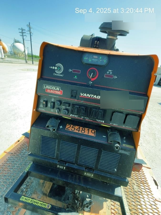 2022 Lincoln Electric Vantage 549X Crosslink Technology, Trailer Mounted, ES Decals, T3