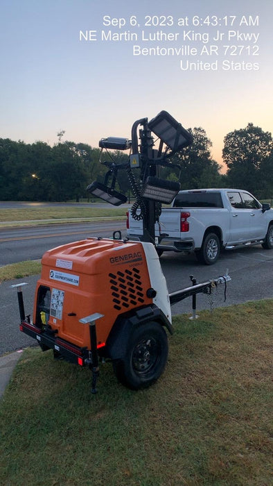 2023 Generac MLT2 Diesel, Flex Switch 120V Input, Powerzone Controller, (4) 320W LED Lights, 4kW Generator, 39.9 Gal Fuel Tank, 2" Ball, T3