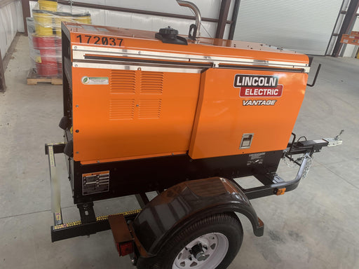 2021 Lincoln Electric Vantage 322 Vantage 322 Ready Pak 3 w/ Decals, ORANGE (includes trailer, cable rack, fender light kit) NO Telematics