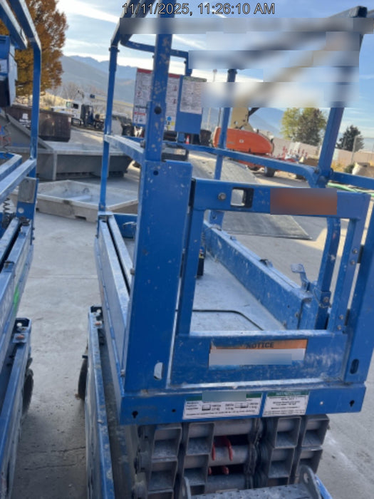 2020 Genie GS-1930 Solid Non Marking Tires, Beacon, Folding rails with half height swing gate