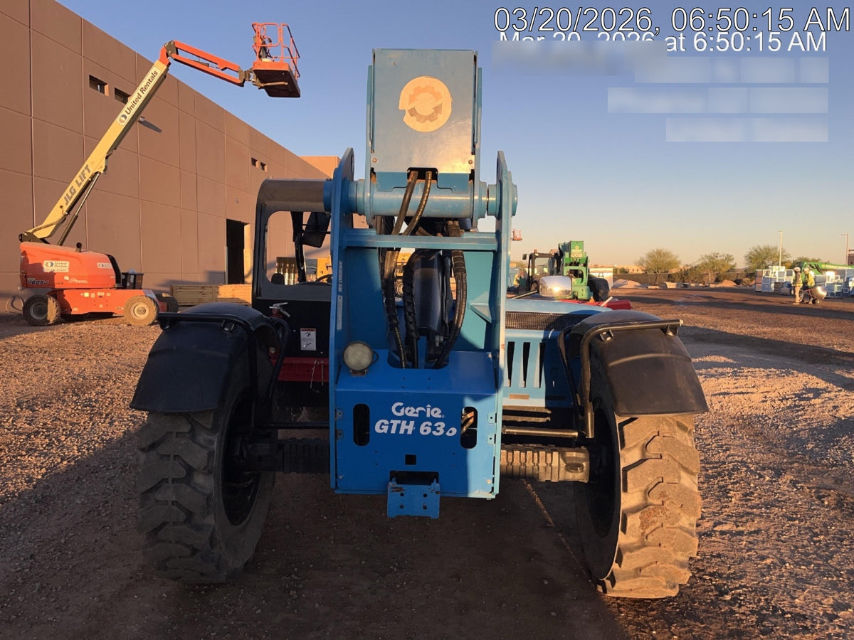 2018 Genie GTH-636 Genie GTH-636 w/Open ROPS, Work Lights, Solid Tires, RH Cab Mesh, Beacon, 48" Carriage and Forks