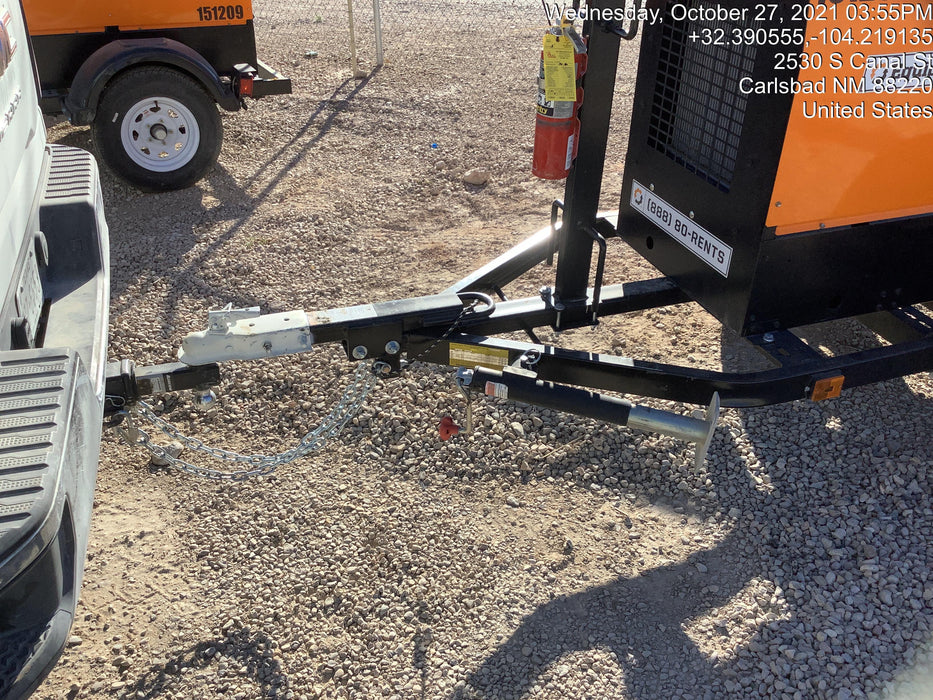 2021 Lincoln Electric Vantage 322 Vantage 322 Ready Pak 3 w/ Telematics & Decals, ORANGE (includes trailer, cable rack, fender light kit)