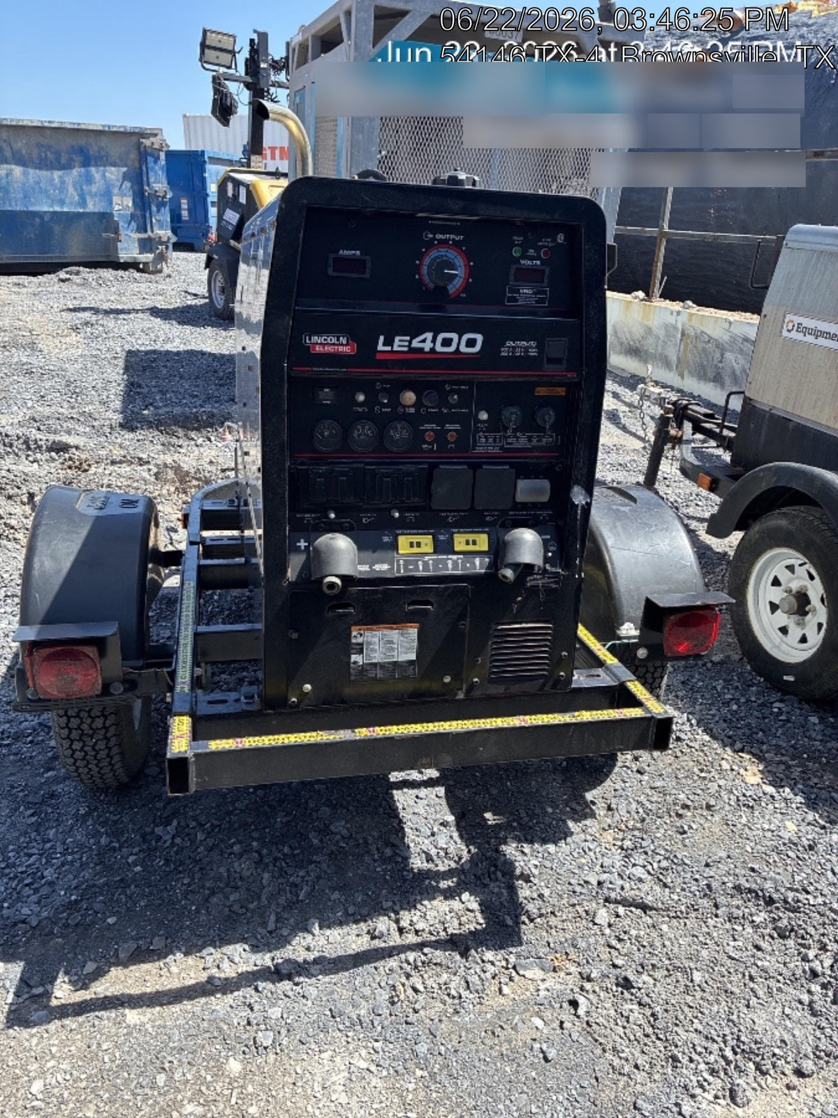 2025 Lincoln Electric LE400 Diesel, Kubota V1505, 22 HP, Trlr, Cable Rack, Light Kit, ES Decals, T3