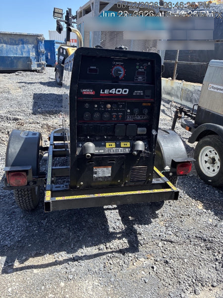 2025 Lincoln Electric LE400 Diesel, Kubota V1505, 22 HP, Trlr, Cable Rack, Light Kit, ES Decals, T3