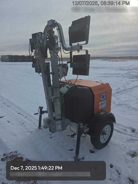 2024 Wanco WLTT-4MM4K Diesel, Deep Sea Controller, Shore Power Plug, Auto Start, (4) 350W LED Floodlights, 4kW Generator, 60 Gal Fuel Tank, 2" Ball, T3