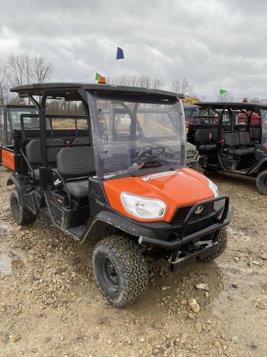 2022 Kubota RTV-X1140W-H Plastic Canopy, Windshield Acrylic Clear, LED Strobe Light, Wire Harness Kit, Back up Alarm