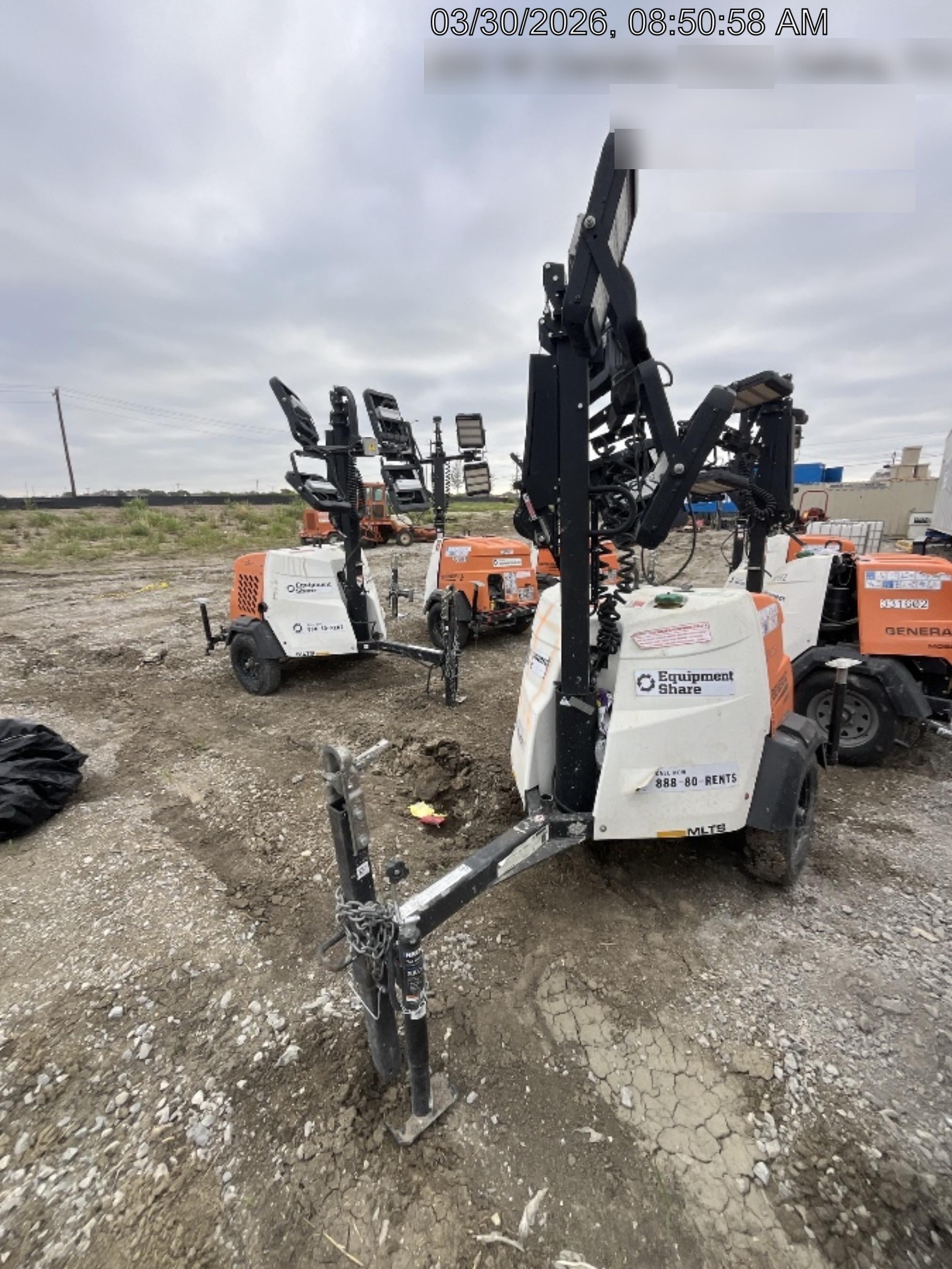 2024 Generac MLT2 Diesel, Flex Switch 120V Input, Powerzone Controller, 
(4) 320W LED Lights, 4kW Generator, 39.9 Gal Fuel Tank, 2" Ball, T3