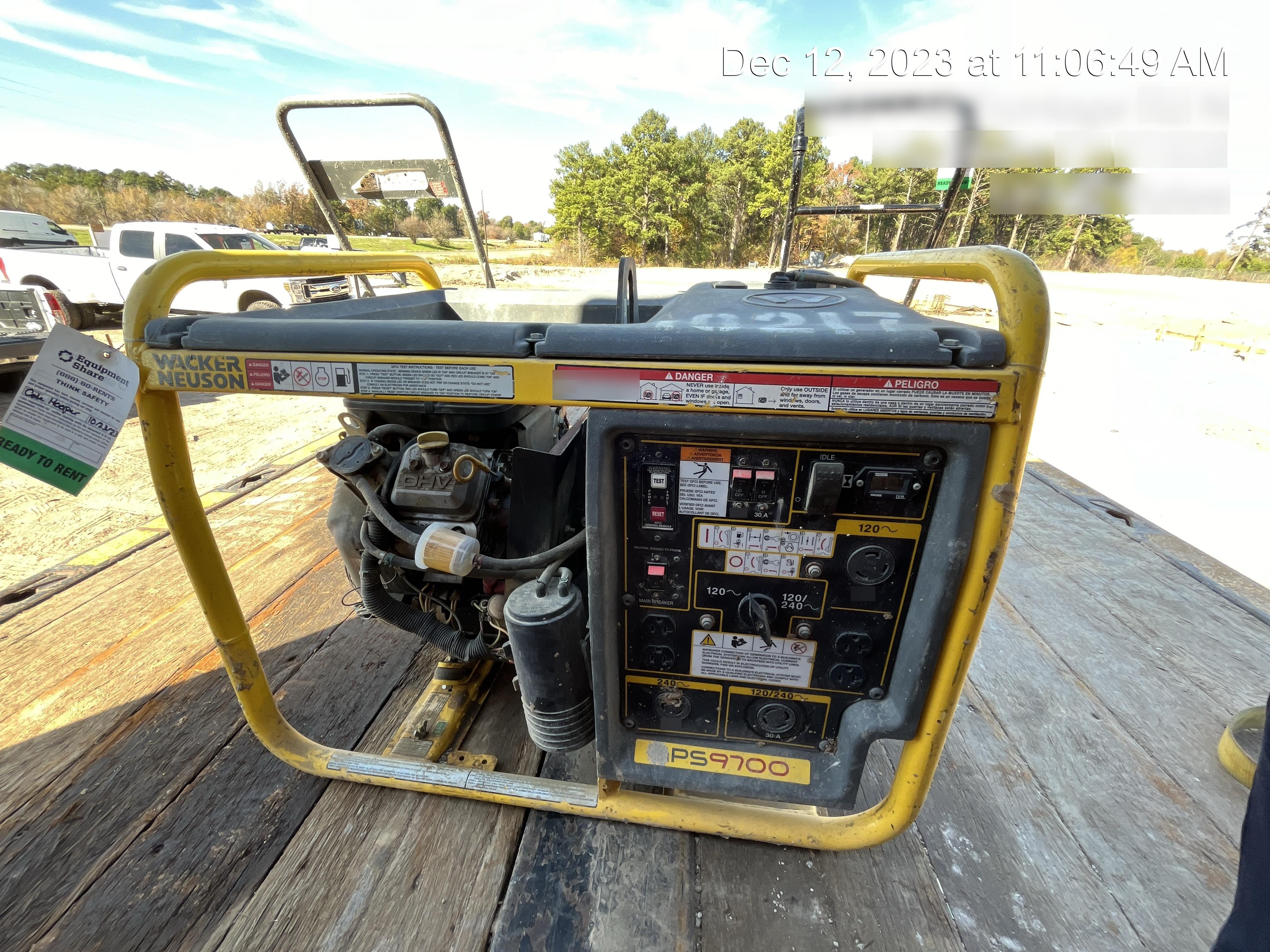 2018 WACKER NEUSON GPS9700V
