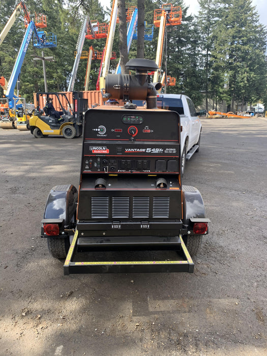 2021 Lincoln Electric Vantage 549X Ready Pak 3, ORANGE (includes trailer, cable rack, fender light kit)